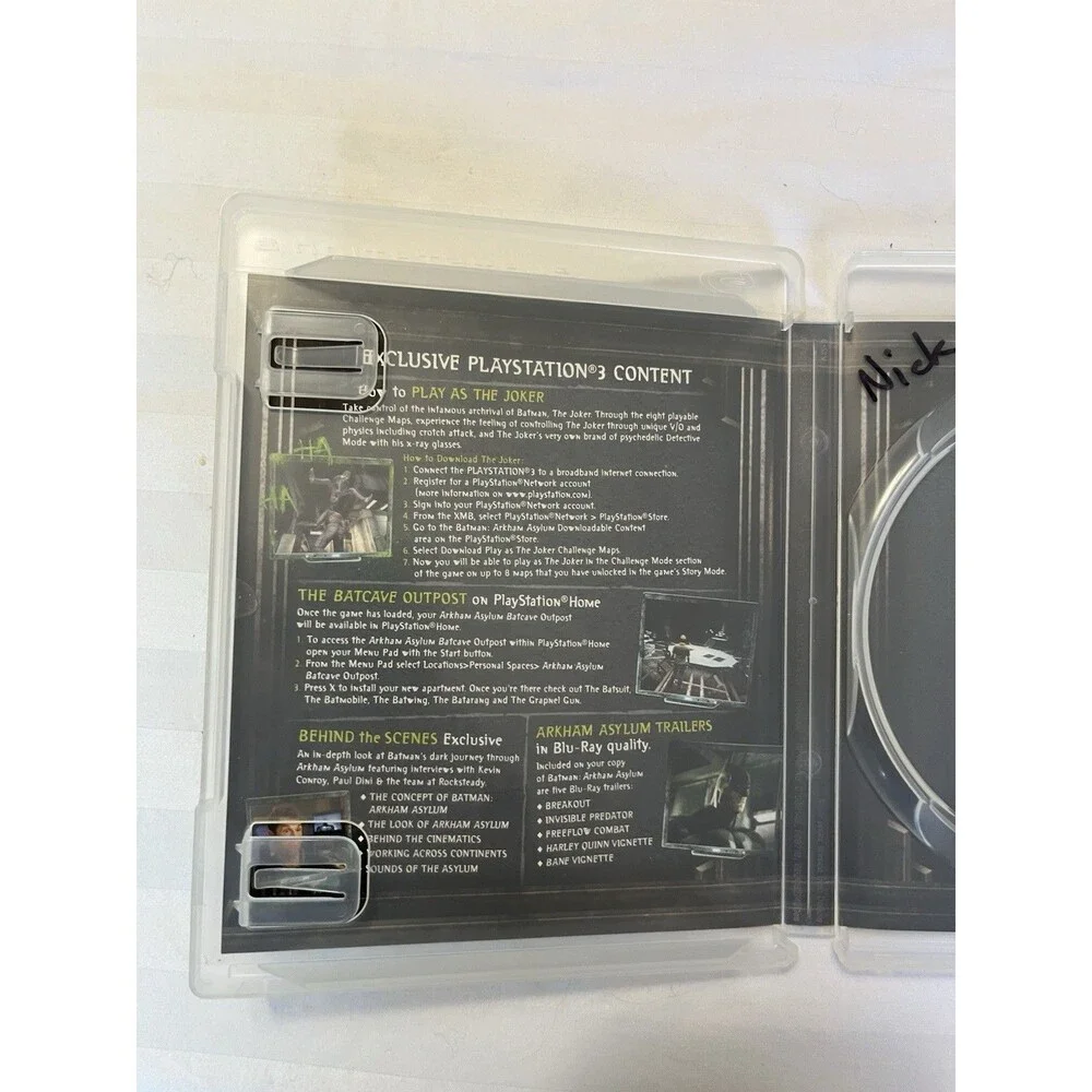 Batman: Arkham Asylum - Sony Playstation 3 - Complete Official